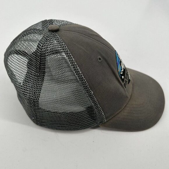 Patagonia Fitz Roy Scope LoPro Trucker Snapback Mesh Hat Gray - Picture 4 of 8